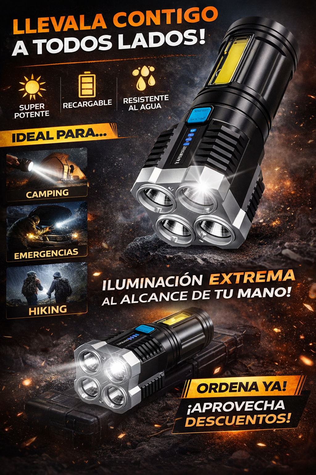 LINTERNA NIGHTBLASTER PRO
