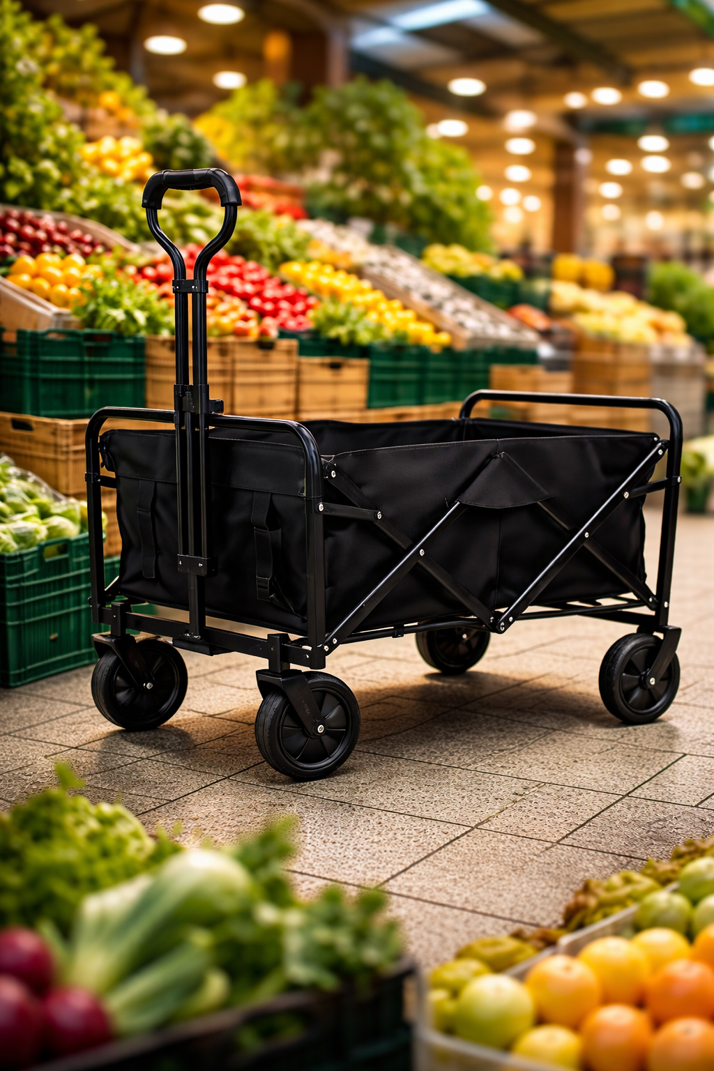 Carrito Para Compras Y Camping Plegable